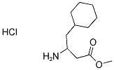 3-AMINO-4-CYCLOHEXYL-BUTYRIC ACID METHYL ESTER HYDROCHLORIDE 结构式