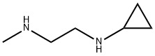 N-METHYL-N'-CYCLOPROPYL ETHYLENEDIAMINE 结构式