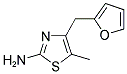 4-(2-FURYLMETHYL)-5-METHYL-1,3-THIAZOL-2-AMINE 结构式