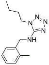 1-BUTYL-N-(2-METHYLBENZYL)-1H-TETRAZOL-5-AMINE 结构式