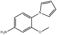 3-甲氧基-4-(1H-吡咯-1-基)苯胺 结构式