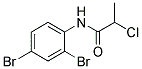2-CHLORO-N-(2,4-DIBROMOPHENYL)PROPANAMIDE 结构式