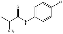 2-AMINO-N-(4-CHLORO-PHENYL)-PROPIONAMIDE 结构式