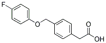 [4-(4-FLUORO-PHENOXYMETHYL)-PHENYL]-ACETIC ACID 结构式