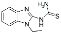 (1-Ethyl-1H-benzoimidazol-2-yl)-thiourea 结构式