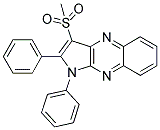 3-(METHYLSULFONYL)-1,2-DIPHENYL-1H-PYRROLO[2,3-B]QUINOXALINE 结构式