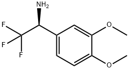 (1S)-1-(3,4-Dimethoxyphenyl)-2,2,2-trifluoroethylamine 结构式
