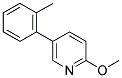 2-METHOXY-5-(2-METHYLPHENYL)PYRIDINE 结构式