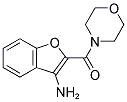 2-(MORPHOLIN-4-YLCARBONYL)-1-BENZOFURAN-3-AMINE 结构式