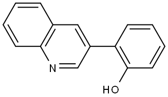 2-(3-喹啉基)苯酚 结构式