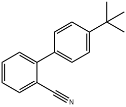 4'-(1,1-Dimethylethyl)[1,1'-biphenyl]-2-carbonitrile 结构式