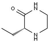 (R)-3-ETHYL-PIPERAZIN-2-ONE 结构式