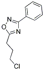 5-(3-CHLOROPROPYL)-3-PHENYL-1,2,4-OXADIAZOLE 结构式