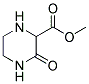 3-OXO-PIPERAZINE-2-CARBOXYLIC ACID METHYL ESTER 结构式