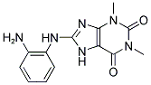 8-[(2-AMINOPHENYL)AMINO]-1,3-DIMETHYL-3,7-DIHYDRO-1H-PURINE-2,6-DIONE 结构式