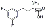 (S)-2-AMINO-4-(3,5-DIFLUORO-PHENYL)-BUTYRIC ACID 结构式