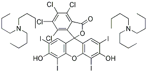 ROSE BENGAL, BIS[TRI(N-BUTYL)] AMMONIUM SALT 结构式