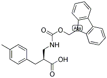 (S)-2-[(9H-FLUOREN-9-YLMETHOXYCARBONYLAMINO)-METHYL]-3-P-TOLYL-PROPIONIC ACID 结构式