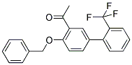 1-[4-(Benzyloxy)-2'-(trifluoromethyl)[1,1'-biphenyl]-3-yl]ethanone 结构式