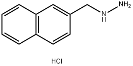 (2-萘基甲基)肼二盐酸盐 结构式