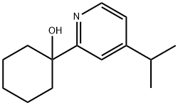 1-(4-ISOPROPYL-PYRIDIN-2-YL)-CYCLOHEXANOL 结构式