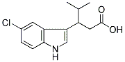 3-(5-CHLORO-1H-INDOL-3-YL)-4-METHYL-PENTANOIC ACID 结构式