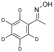 ACETOPHENONE-2',3',4',5',6'-D5-OXIME 结构式