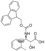 N-FMOC-3-(R)-AMINO-2-(R)-HYDROXY-3-O-TOLYL-PROPIONIC ACID 结构式