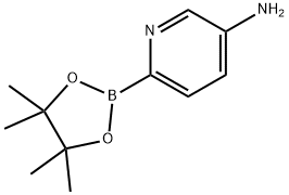 6-(4,4,5,5-四甲基-1,3,2-二氧杂硼烷-2-基)吡啶-3-胺 结构式