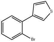 3-(2-溴苯基)噻吩 结构式