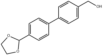 (4'-[1,3]DIOXOLAN-2-YL-BIPHENYL-4-YL)-METHANOL 结构式