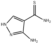 5-氨基-1H-吡唑-4-碳硫酰胺 结构式