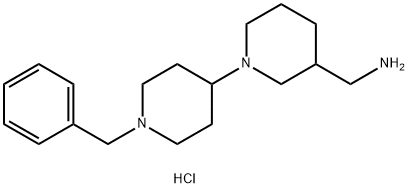 [(1'-Benzyl-1,4'-bipiperidin-3-yl)methyl]aminetrihydrochloride 结构式