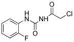 2-CHLORO-N-[[(2-FLUOROPHENYL)AMINO]CARBONYL]ACETAMIDE 结构式
