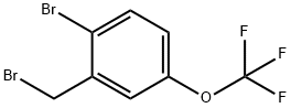 2-溴-5-(三氟甲氧基)溴苄 结构式