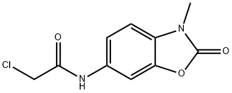2-CHLORO-N-(3-METHYL-2-OXO-2,3-DIHYDRO-BENZOOXAZOL-6-YL)-ACETAMIDE 结构式