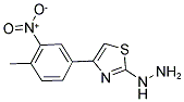 [4-(4-METHYL-3-NITRO-PHENYL)-THIAZOL-2-YL]-HYDRAZINE 结构式