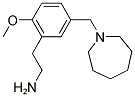 (2-[5-(AZEPAN-1-YLMETHYL)-2-METHOXYPHENYL]ETHYL)AMINE 结构式