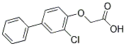 [(3-CHLORO-1,1'-BIPHENYL-4-YL)OXY]ACETIC ACID 结构式
