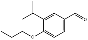 3-异丙基-4-丙氧基苯甲醛 结构式