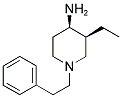 CIS-3-ETHYL-1-(2-PHENYLETHYL)PIPERIDIN-4-AMINE 结构式