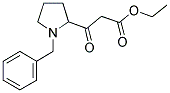 3-(1-BENZYL-PYRROLIDIN-2-YL)-3-OXO-PROPIONIC ACID ETHYL ESTER 结构式