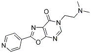 6-[2-(Dimethylamino)ethyl]-2-pyridin-4-yl[1,3]oxazolo[5,4-d]pyrimidin-7(6H)-one 结构式