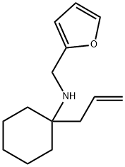 (1-ALLYL-CYCLOHEXYL)-FURAN-2-YLMETHYL-AMINE 结构式