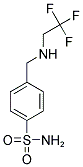 4-[[(2,2,2-TRIFLUOROETHYL)AMINO]METHYL]BENZENESULFONAMIDE 结构式