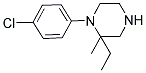 1-(4-CHLOROPHENYL)-2-ETHYL-2-METHYLPIPERAZINE 结构式