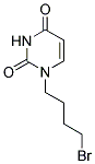 1-(4-BROMO-BUTYL)-1H-PYRIMIDINE-2,4-DIONE 结构式