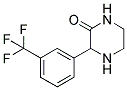 3-(3-TRIFLUOROMETHYL-PHENYL)-PIPERAZIN-2-ONE 结构式