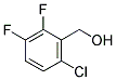 6-CHLORO-2,3-DIFLUOROBENZENEMETHANOL 结构式