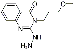 2-HYDRAZINO-3-(3-METHOXYPROPYL)QUINAZOLIN-4(3H)-ONE 结构式